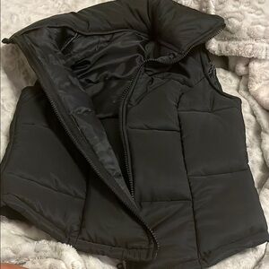 SHEIN Black Puffer Vest